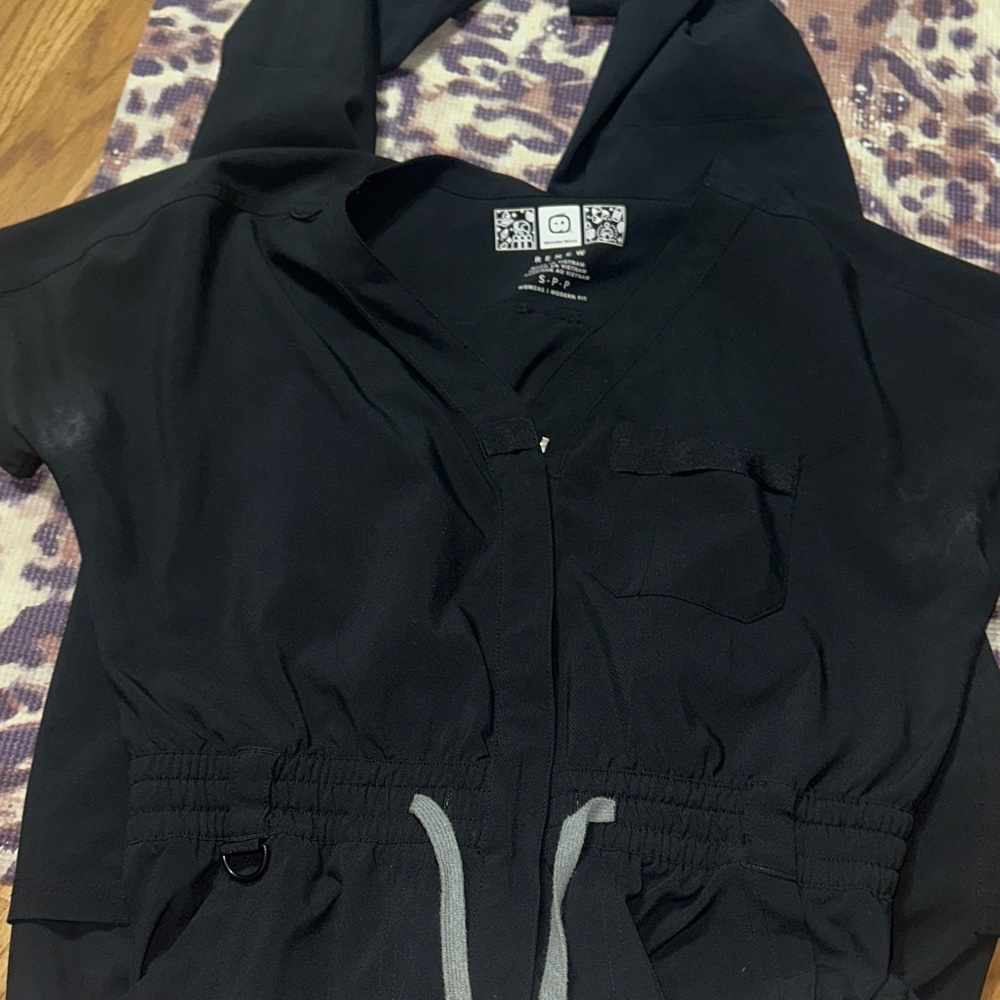 Wonder Wink black scrub Jumpsuit SP